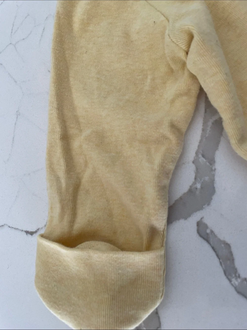 Burt's Bees Baby Yellow Gown and Giggle Gray Sleeper Sack Set with Bee Motif